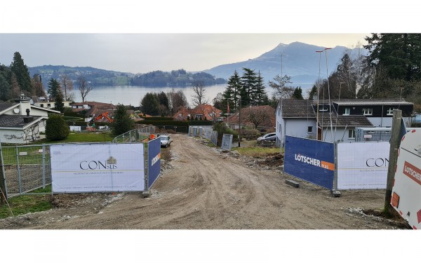 BAUSTART ERFOLGT - VILLA IN ST.NIKLAUSEN - CONSUS Immobilien GmbH - Luzern